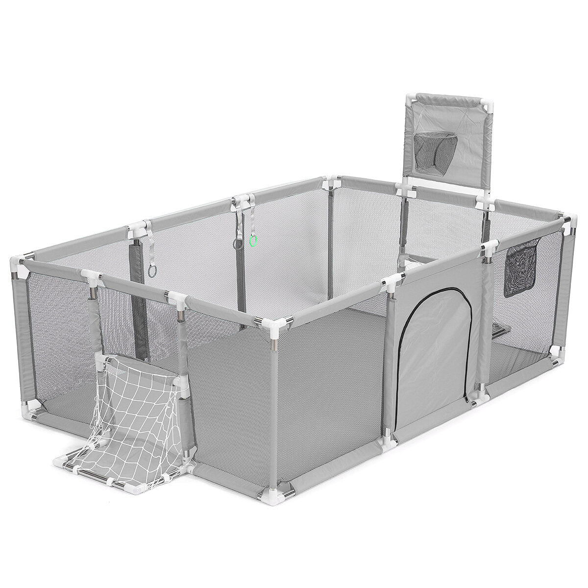 1.5m/1.8m/2.0m Adjustable Folding Kids Safety Bed