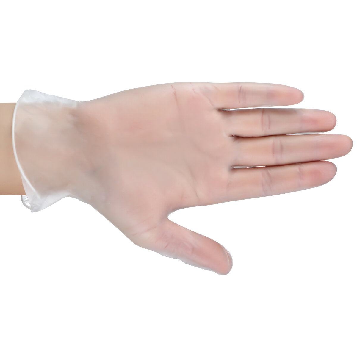 100 Pcs Disposable Latex Free Rubber Gloves Powder For