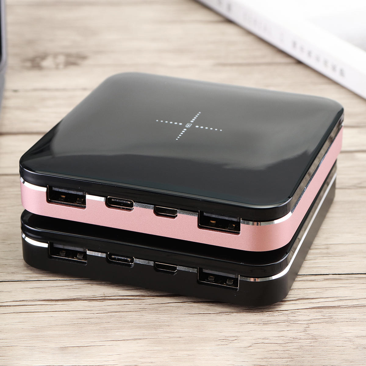 10000mah Dual Usb Mini Power Bank 2.1a Quick External