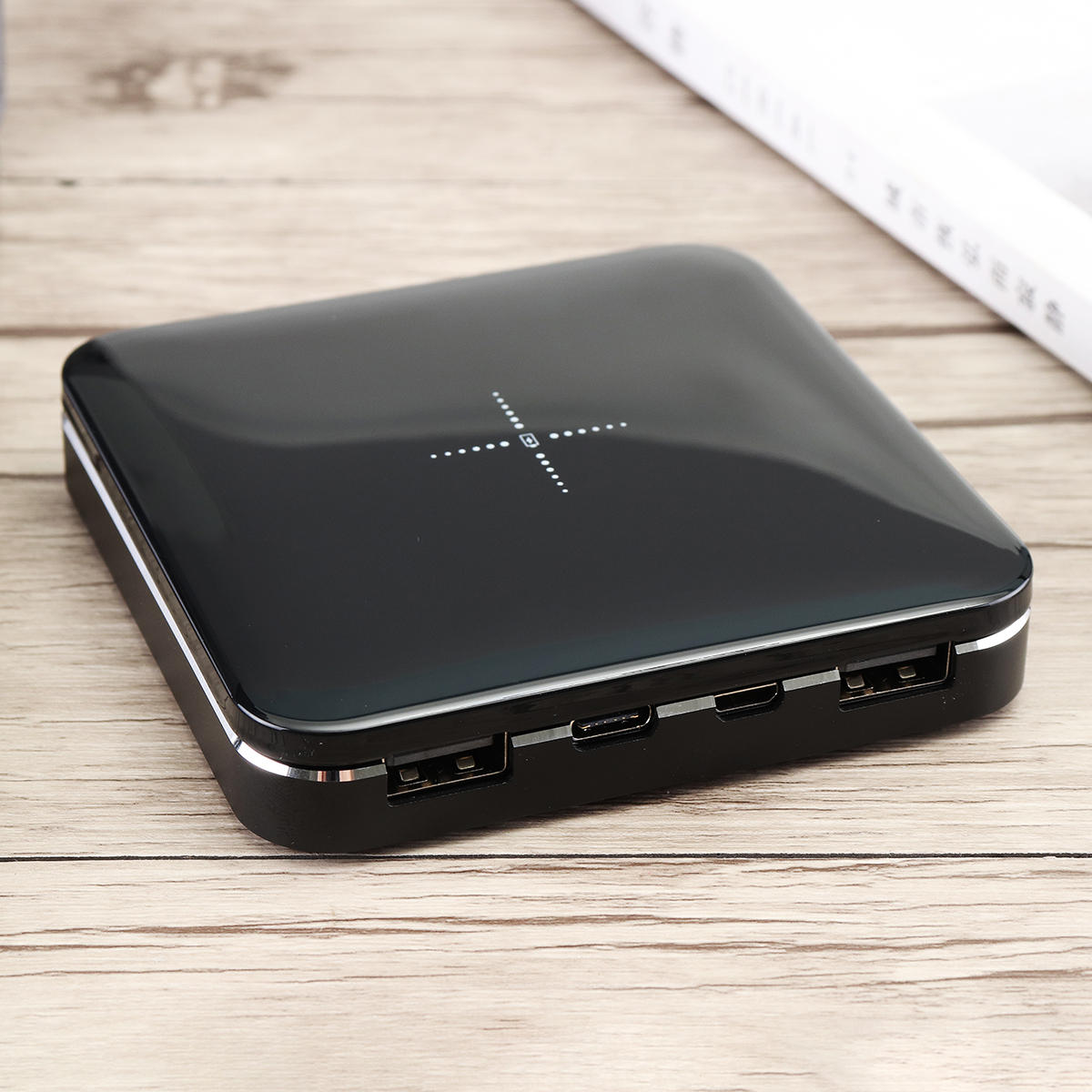 10000mah Dual Usb Mini Power Bank 2.1a Quick External