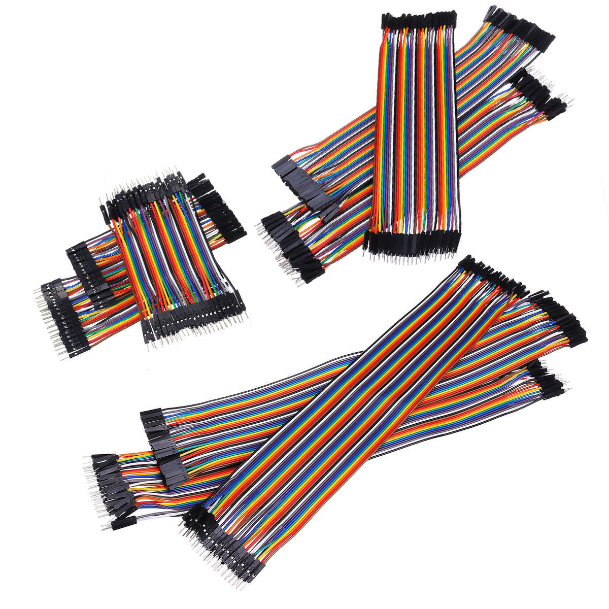 10cm / 20cm / 30cm Ff Fm Mm Dupont Wire Jumper Cables Male &