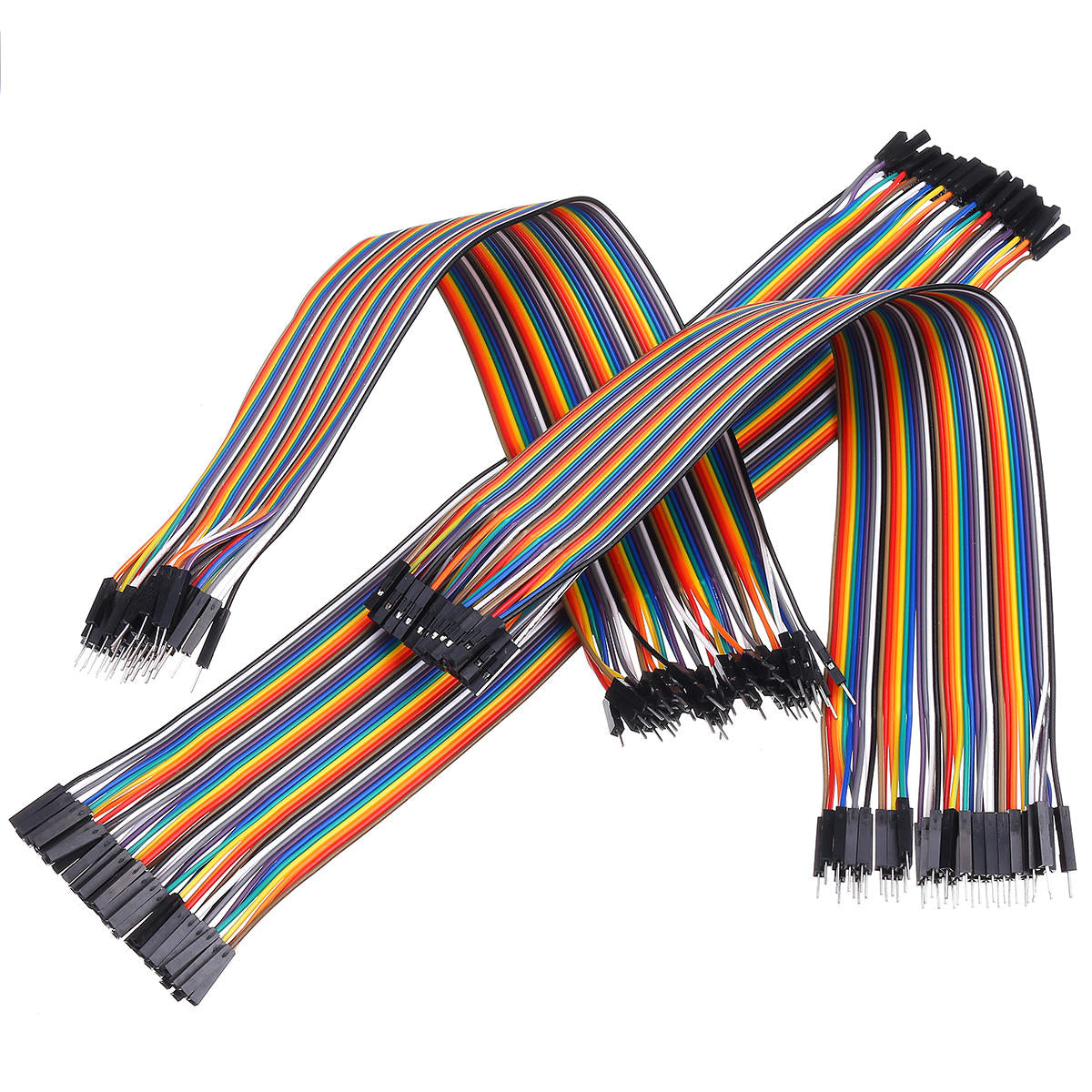 10cm / 20cm / 30cm Ff Fm Mm Dupont Wire Jumper Cables Male &