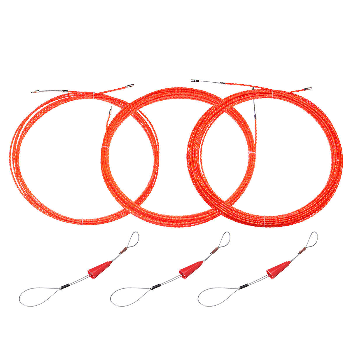 10m/20m/30m Dia 5mm Cable Puller Fish Tape Reel Conduit