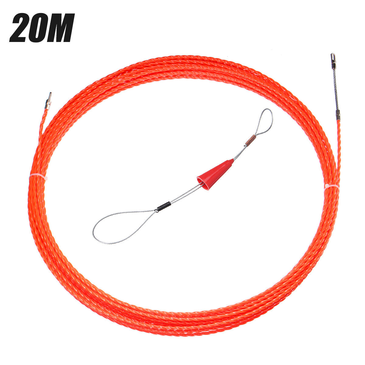 10m/20m/30m Dia 5mm Cable Puller Fish Tape Reel Conduit
