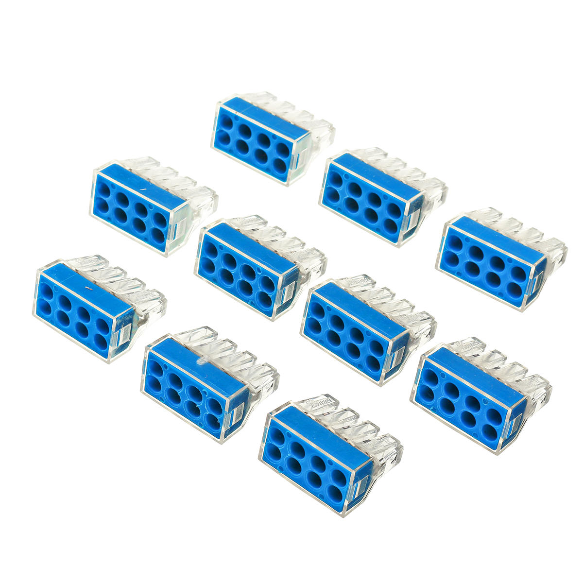 10pcs 8 Holes Universal Compact Terminal Block Electric