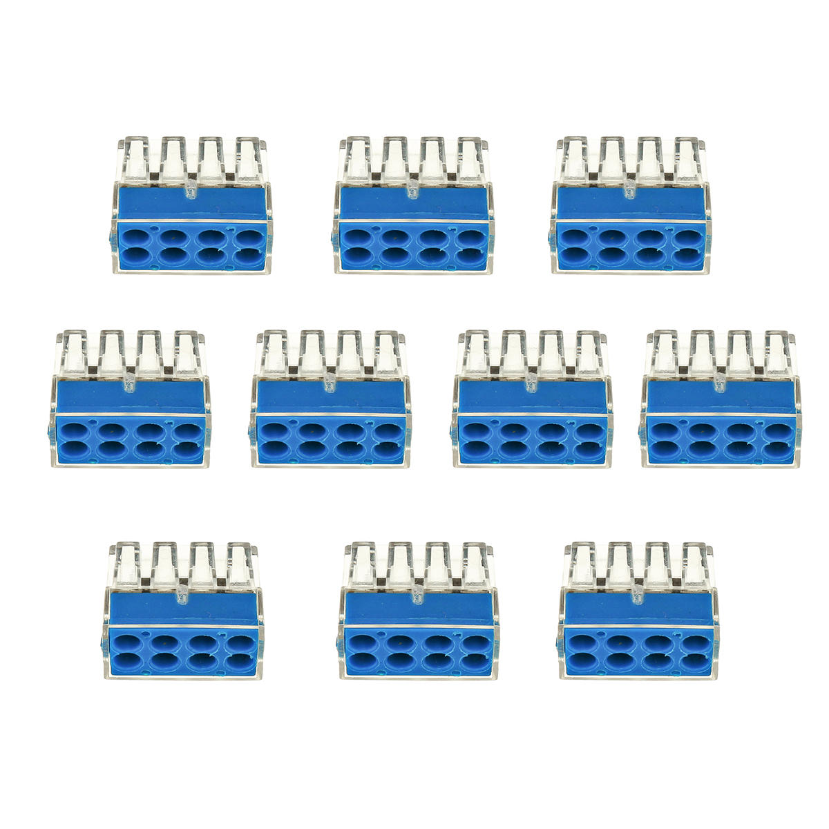 10pcs 8 Holes Universal Compact Terminal Block Electric