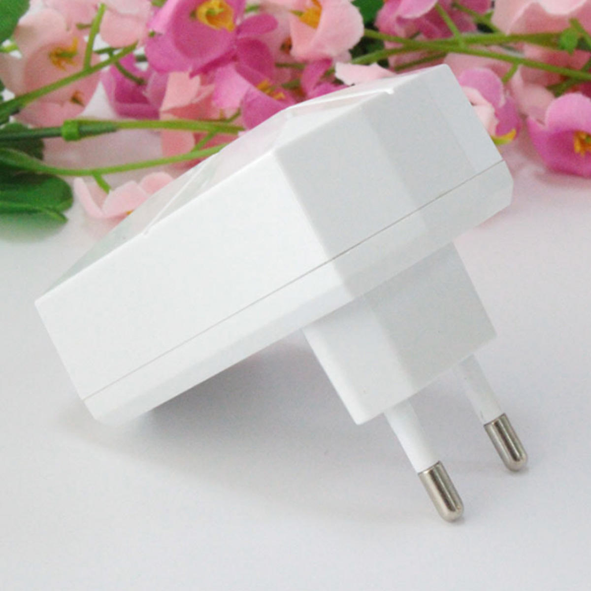 110v-240v 2 Ports 2.1a 5v Wall Charger Adapter Usb Hub Quick