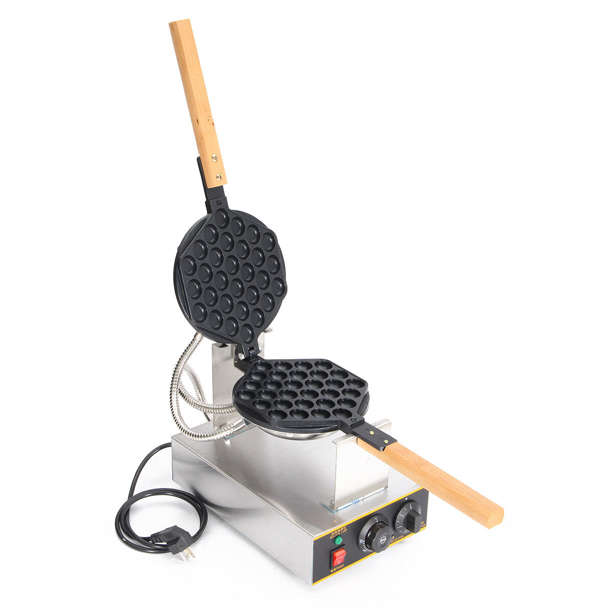 110v Electric Egg Cake Oven Pan Waffle Maker Breakfast