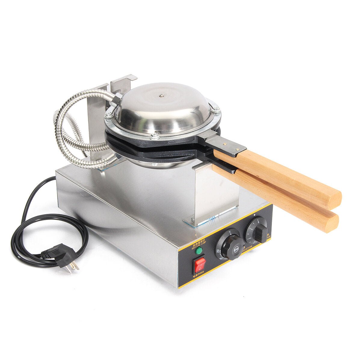 110v Electric Egg Cake Oven Pan Waffle Maker Breakfast