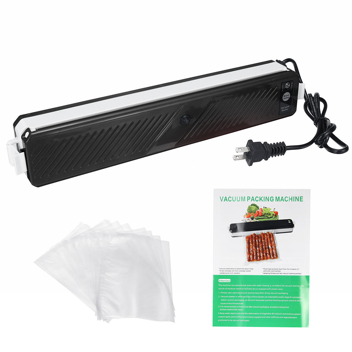 110v Vacuum Packing Machine Sealer Food Saver Meal Fresh