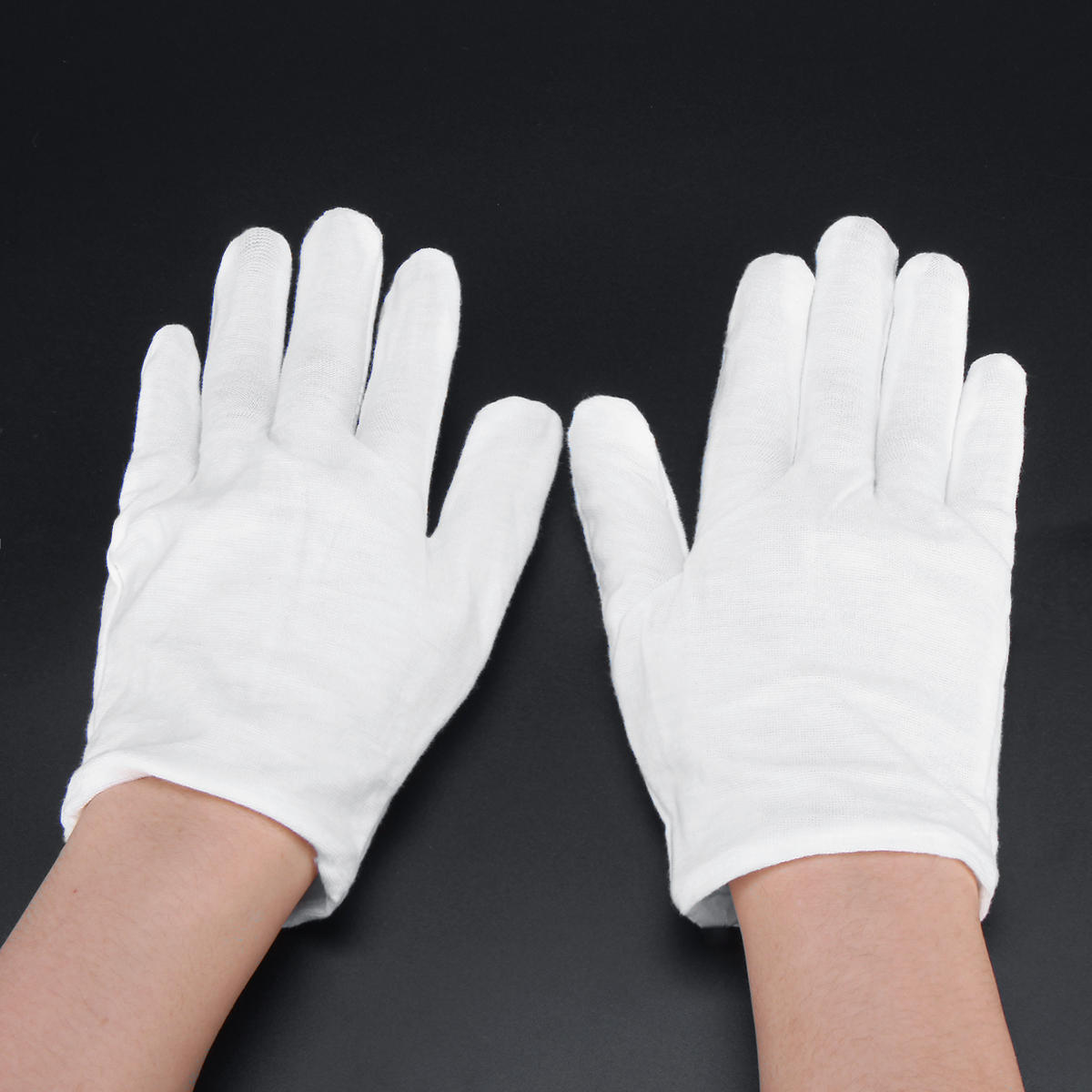 12 Pairs Non-slip Work Gloves Etiquette Cooling Workshop
