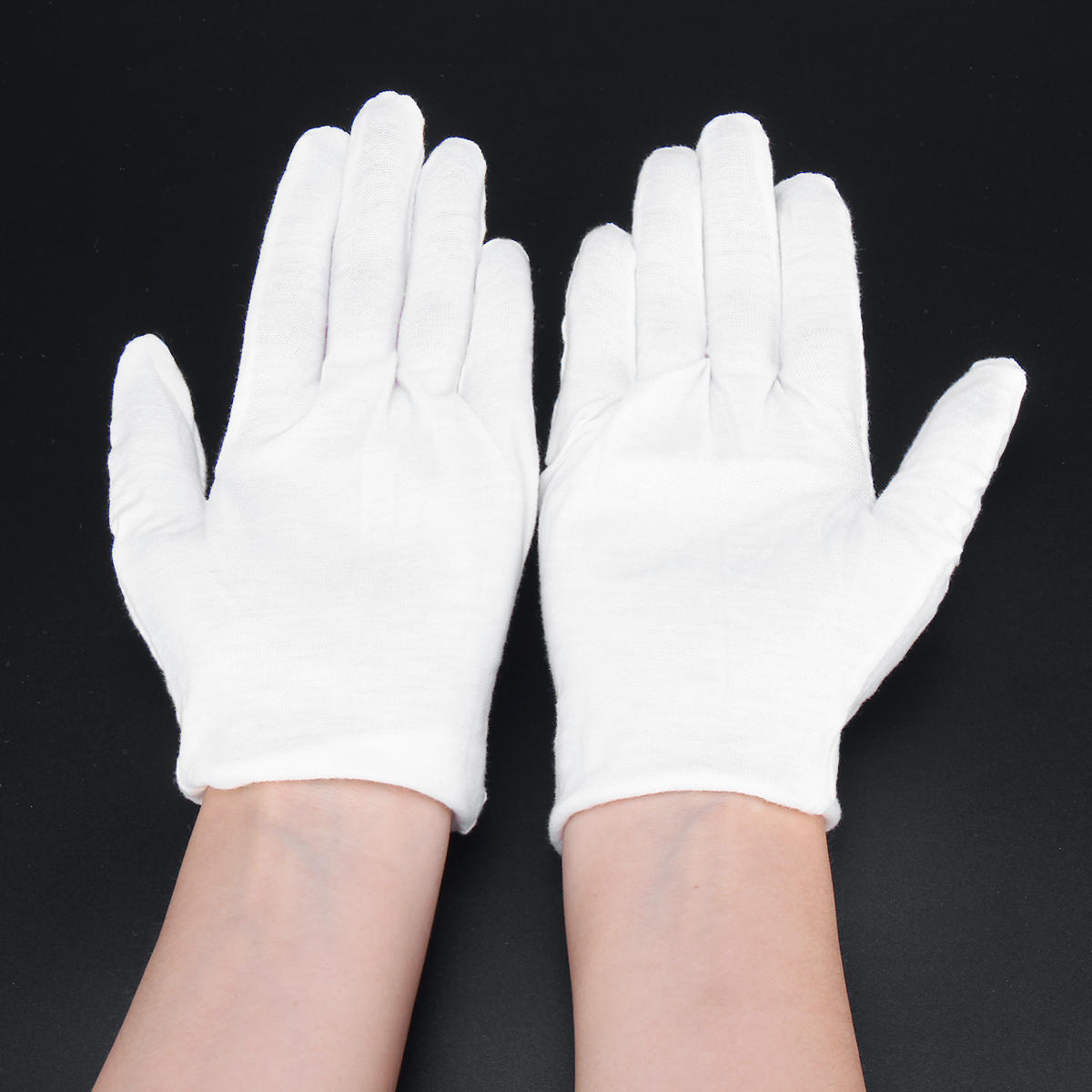 12 Pairs Non-slip Work Gloves Etiquette Cooling Workshop