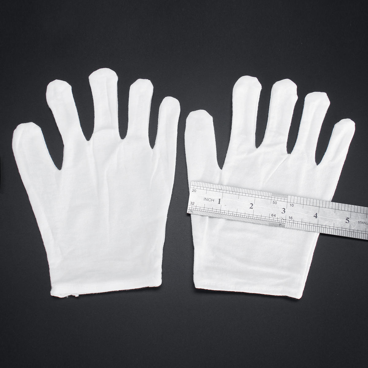 12 Pairs Non-slip Work Gloves Etiquette Cooling Workshop