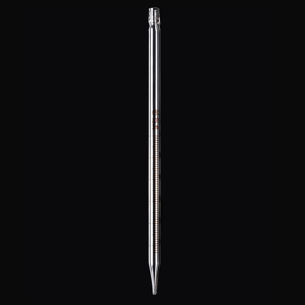 1/2/3/5/10ml Glass Short Pipette With Scale And Bubble Lab