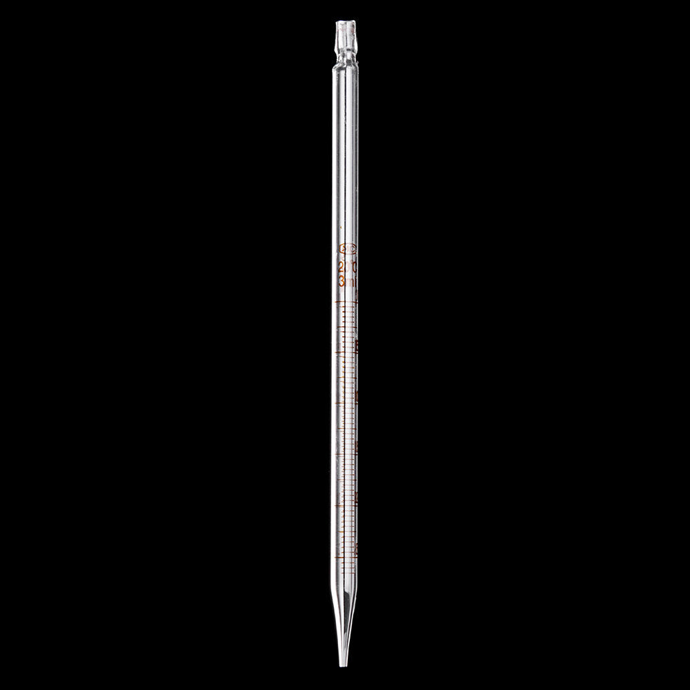 1/2/3/5/10ml Glass Short Pipette With Scale Lab Glassware