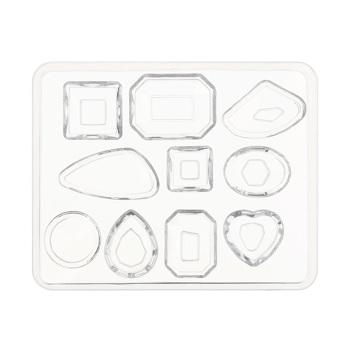 129pcs/set Silicone Casting Molds Tools Jewelry Pendant