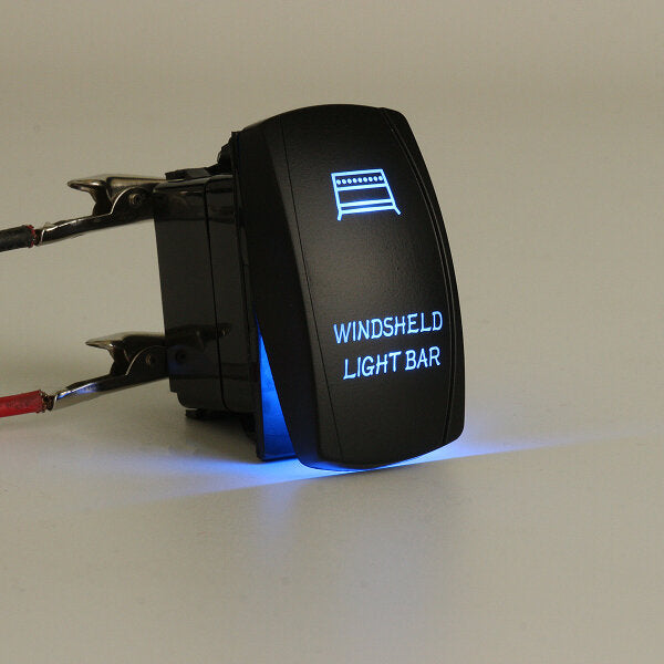 12v 20a 5 Pin Winshield Switch On/off Led Rocker Light Laser