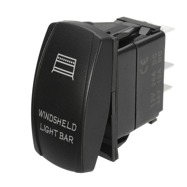12v 20a 5 Pin Winshield Switch On/off Led Rocker Light Laser
