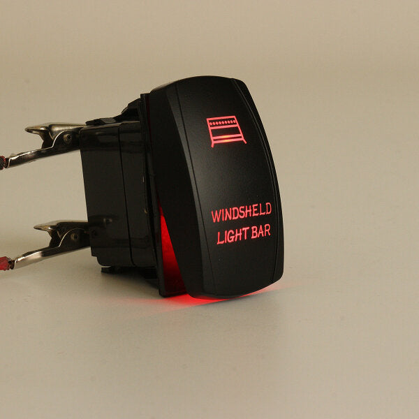 12v 20a 5 Pin Winshield Switch On/off Led Rocker Light Laser
