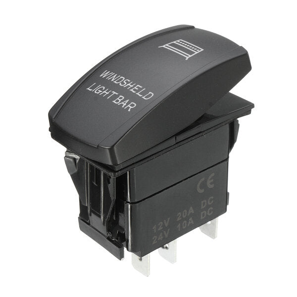 12v 20a 5 Pin Winshield Switch On/off Led Rocker Light Laser