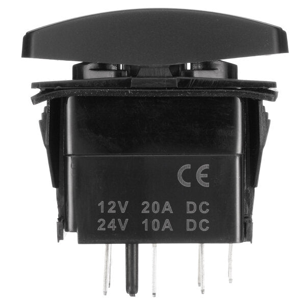 12v 20a 7pin Led Light Laser Rocker Switch Momentary Winch