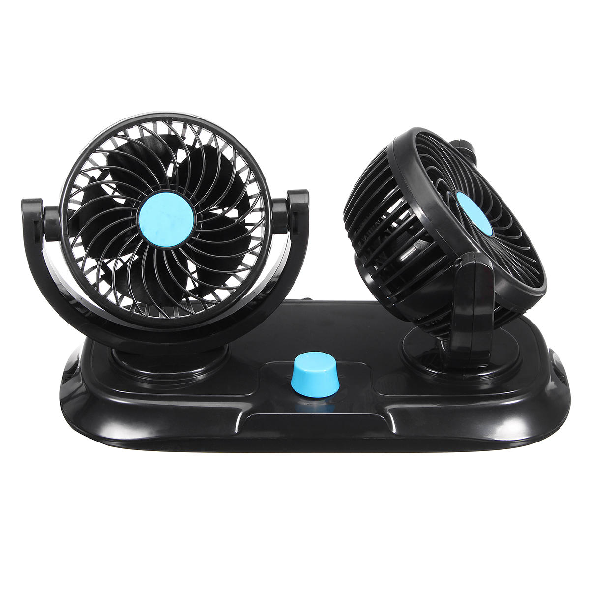 12v Adjustable Double 360 Degrees Mini Oscillating Fan