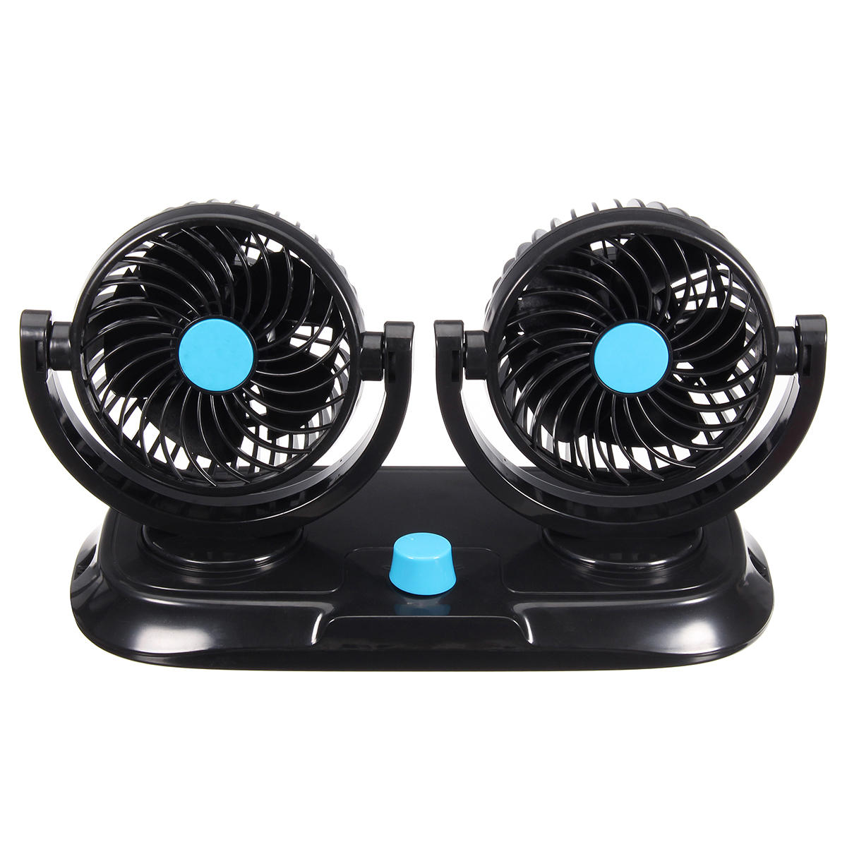 12v Adjustable Double 360 Degrees Mini Oscillating Fan