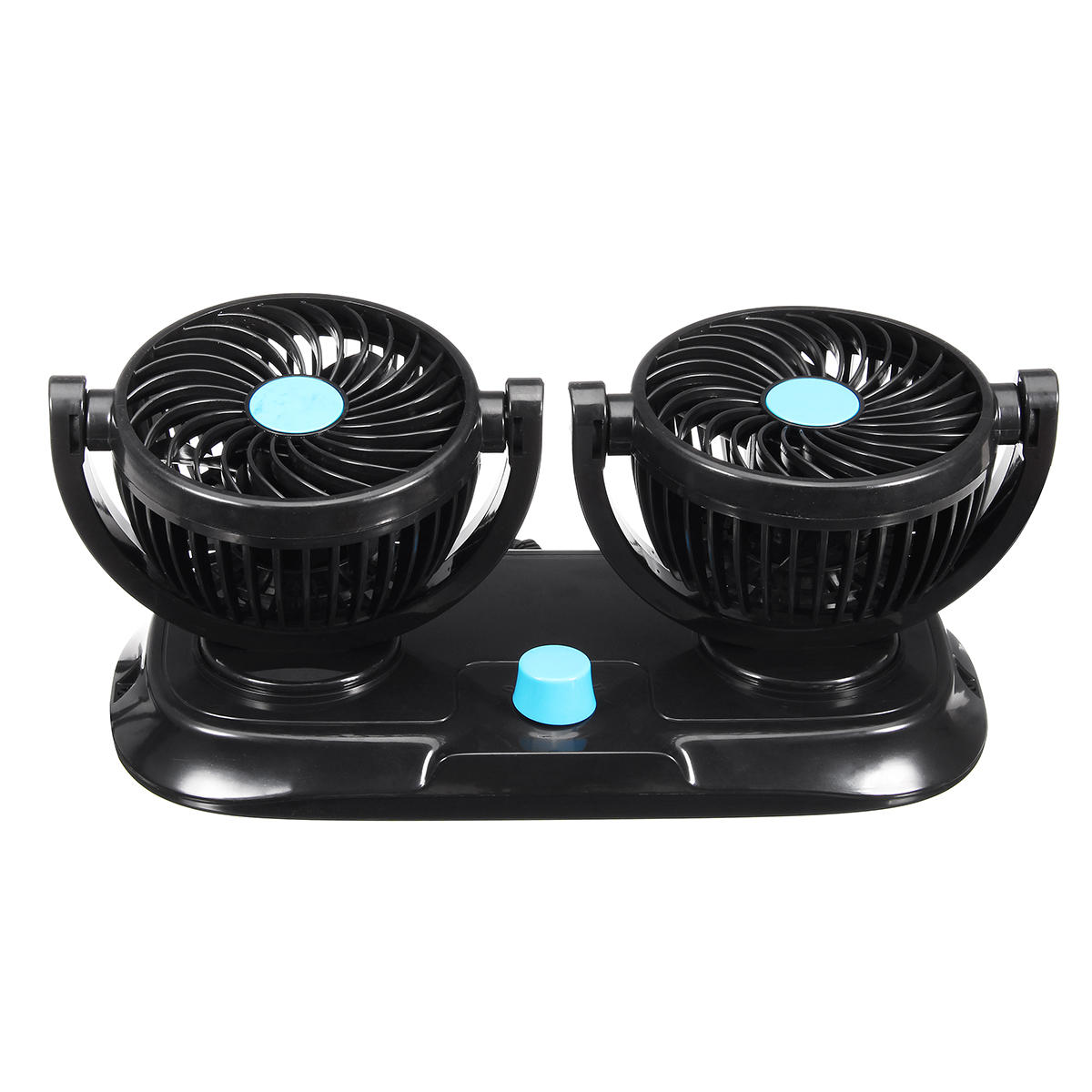 12v Adjustable Double 360 Degrees Mini Oscillating Fan