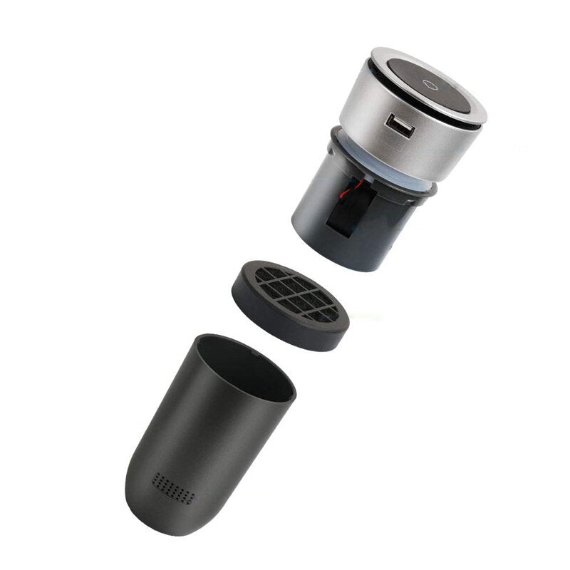 12v Car Air Purifier / Lonizer Negative Ions Remove Odor &