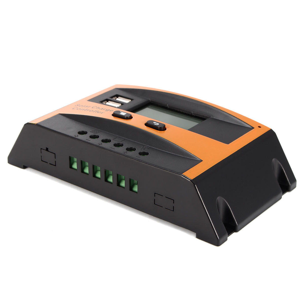 12v/24v 20a Auto Usb Charge Controller Solar Panel Lcd