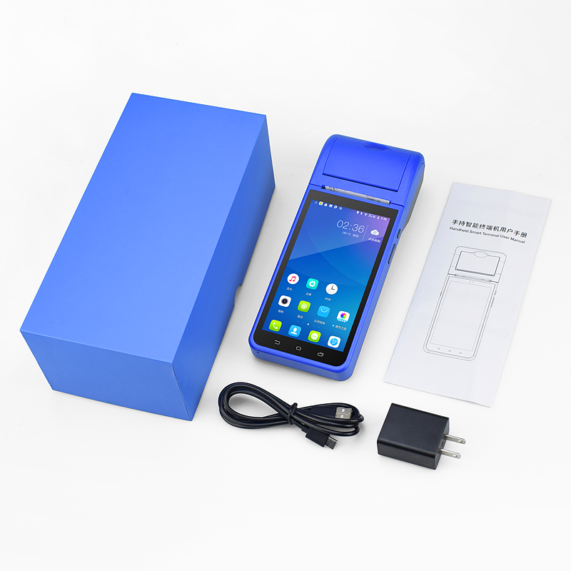 Zjiang ZJ-6000 Handheld Smart POS Android 8.1 OS Thermal Receipt Printer