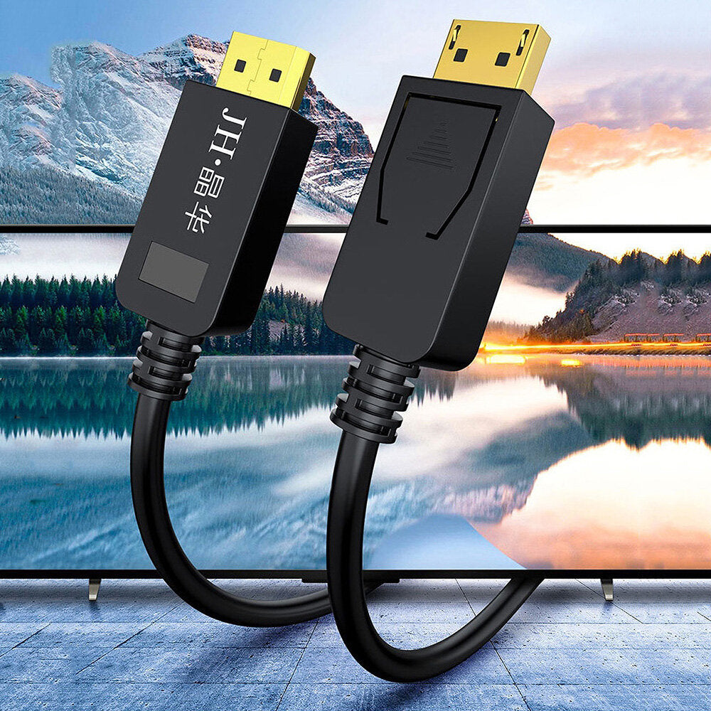 JH H510C 8K DisplayPort1.4 Cable DP1.4 Male to Male HD Cable 32.4Gbps HDR 3D Conection Cable for TV Projector Desktop PC