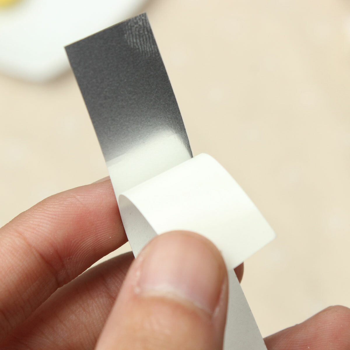 150cm Vinyl Silver Self Adhesive Measuring Tape Ruler