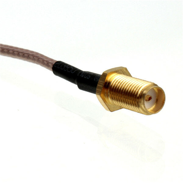 15cm Sma Female Bulkhead To Male Ra Plug Right Angle Pigtail