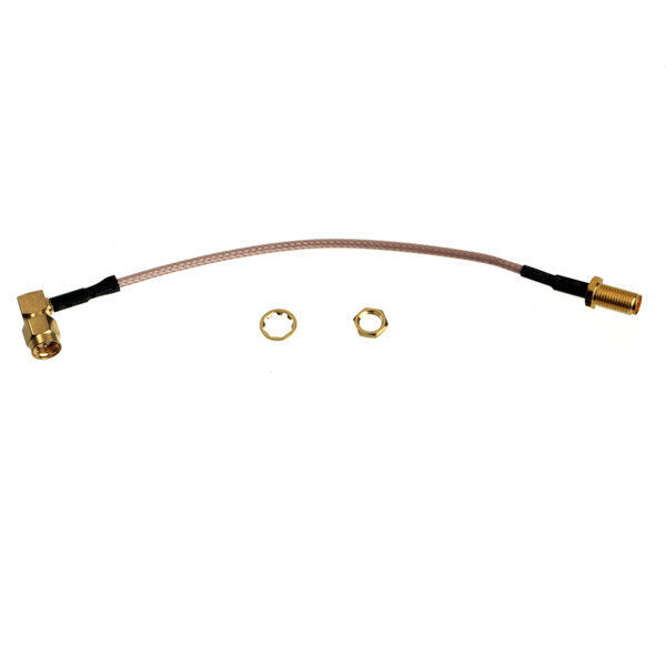 15cm Sma Female Bulkhead To Male Ra Plug Right Angle Pigtail