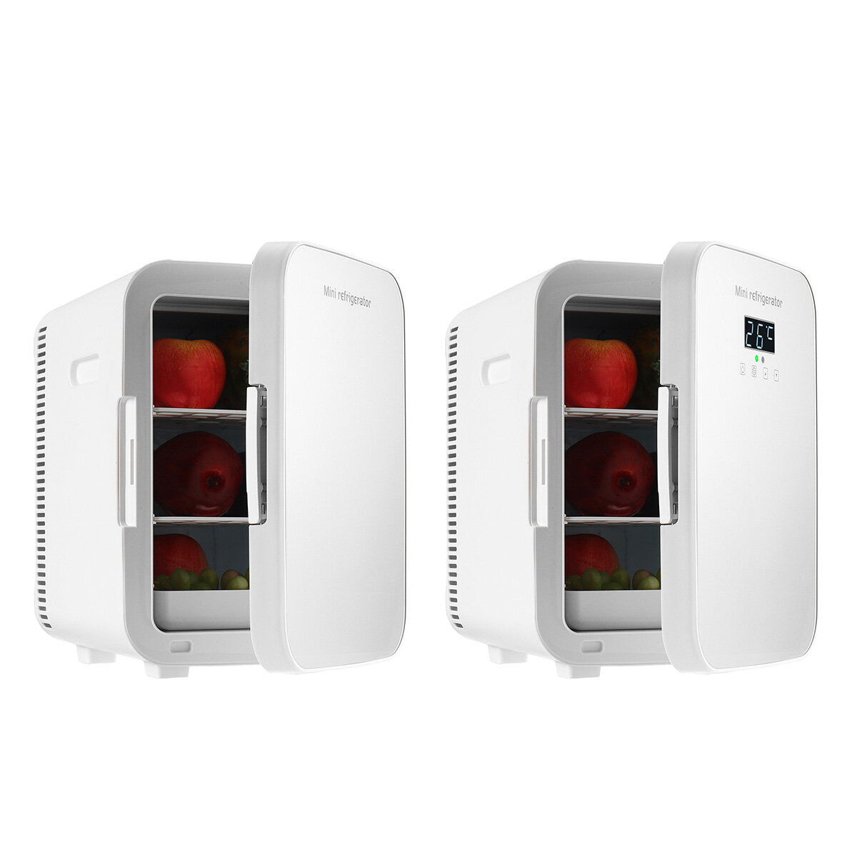 15l Car Home Auto Refrigerator Dual Core Freeze Heating Food