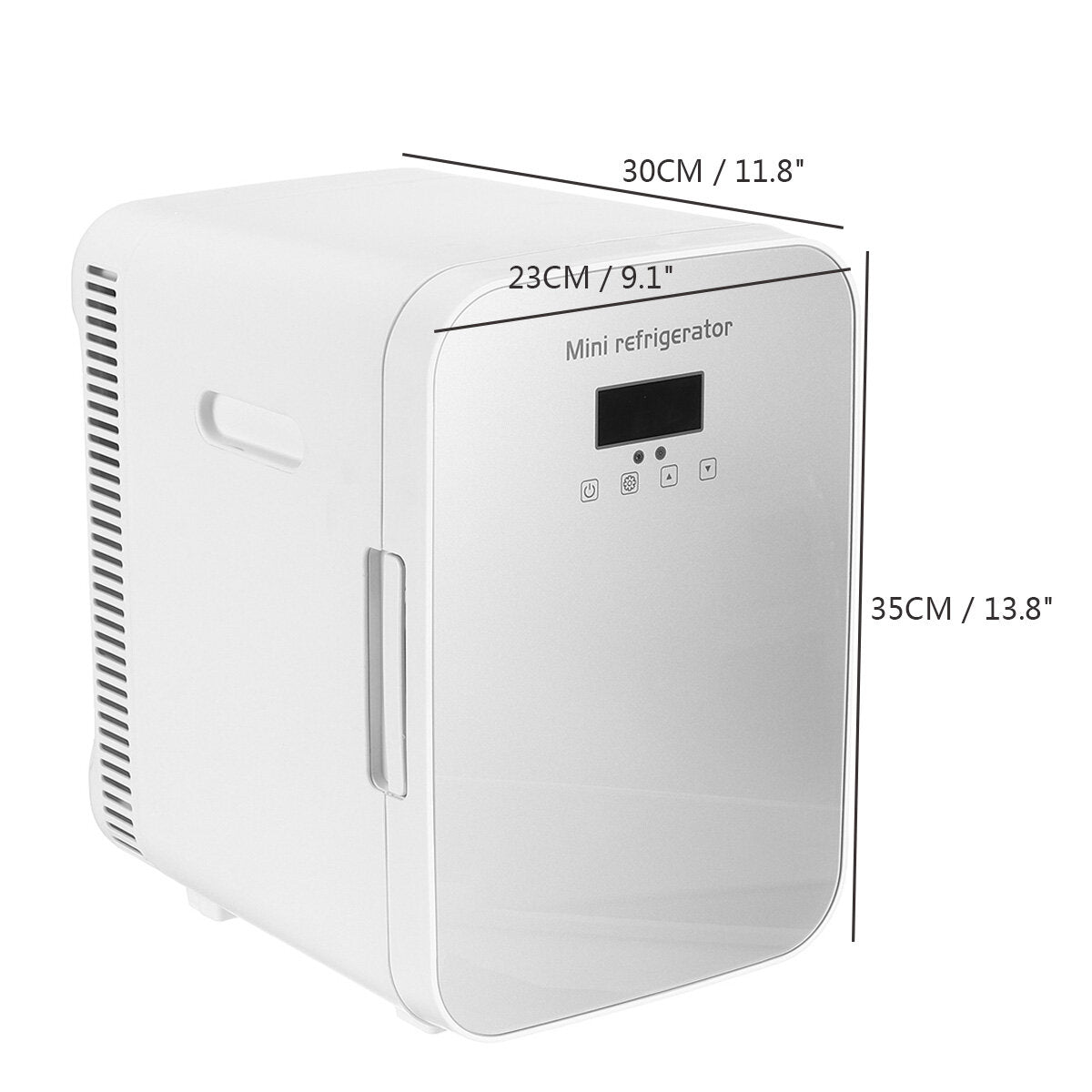 15l Car Home Auto Refrigerator Dual Core Freeze Heating Food