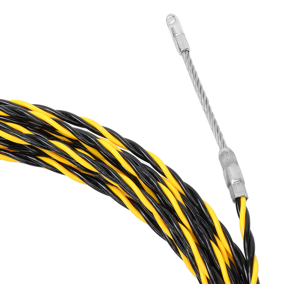 15m 5mm Spiral Cable Puller Conduit Snake Rodder Fish Tape