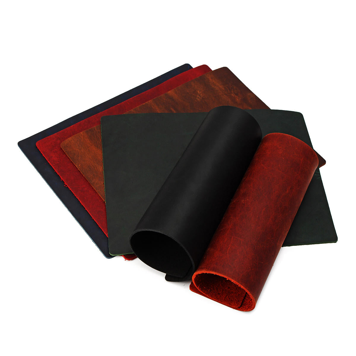 175*225mm Vintage 1.8-2mm Thick Hide Cowhide Leather For