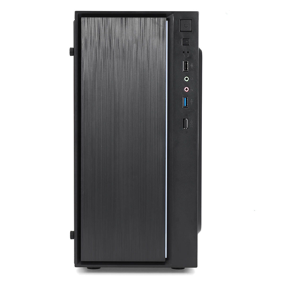 M-ATX / Mini ITX Computer Gaming PC Case RGB Cooling Fan USB Audio Interface with Light Bar