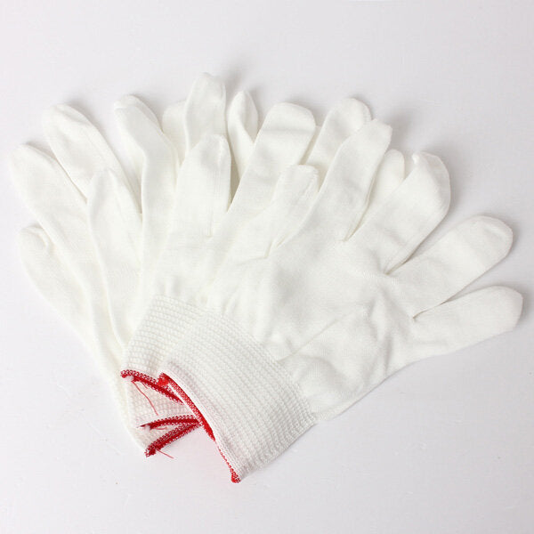 2 Pairs Anti Static Nylon Work Glove Grip Durable Knit