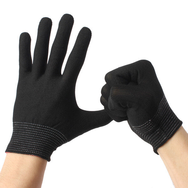 2 Pairs Anti Static Nylon Work Glove Grip Durable Knit