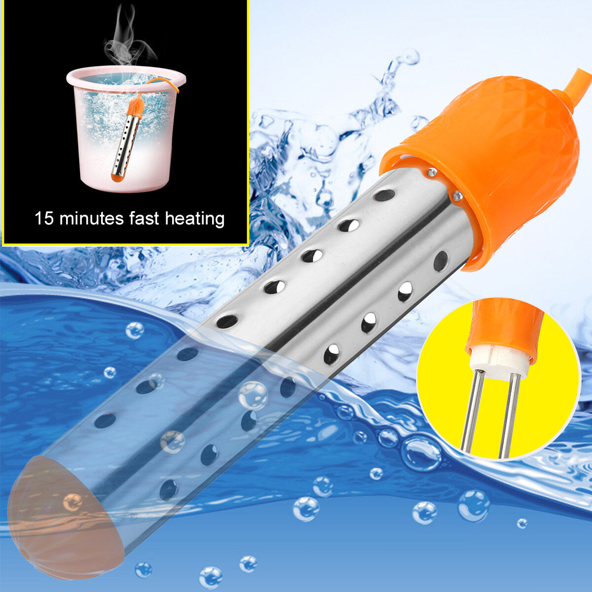 220v 1000w-3000w Electric Water Heater Element Bath Boiler