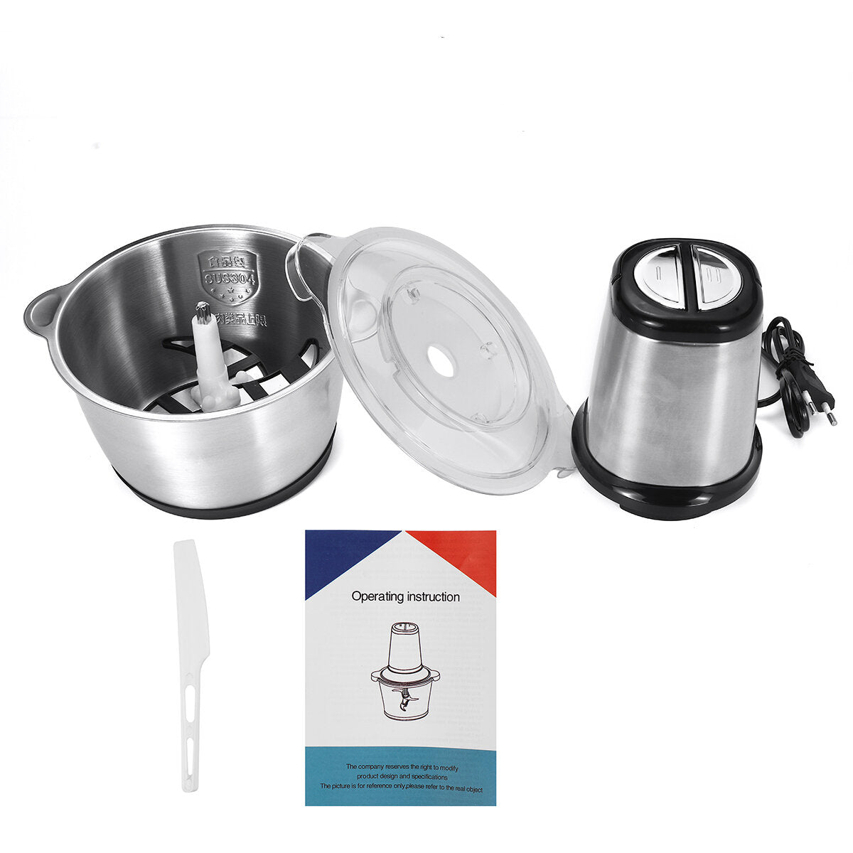 220v Electric Blender Food Chopper Meat Grinder 500w
