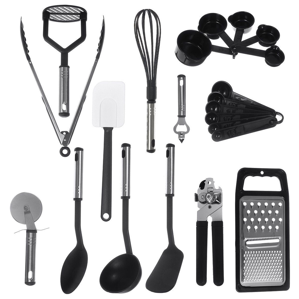 29pcs Kitchen Cookware Baking Utensils Stainless Steel Home