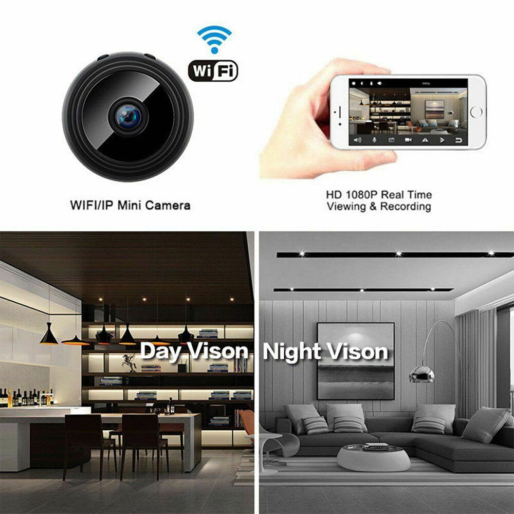 2pcs A9 1080p Hd Mini Wireless Wifi Ip Camera Dvr Night