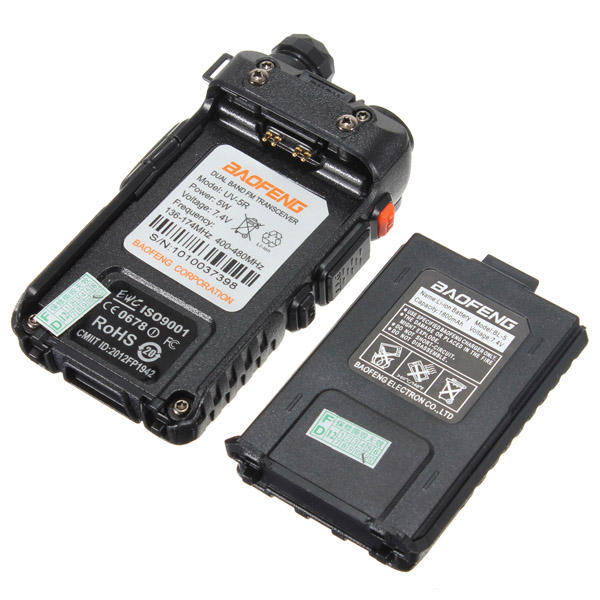 2pcs Baofeng Uv-5r Dual Band Handheld Transceiver Radio