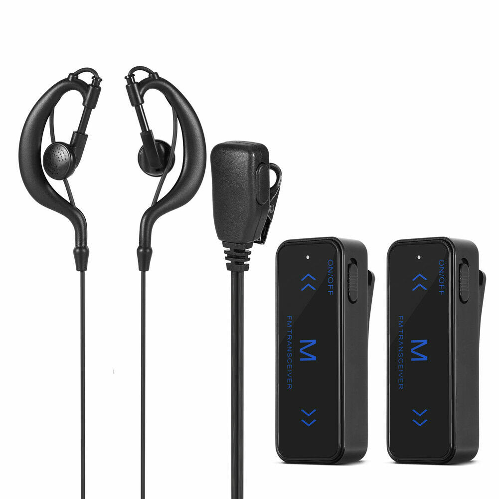 2pcs V108 Mini Walkie Talkie Two-way 400-470mhz Fm Radio