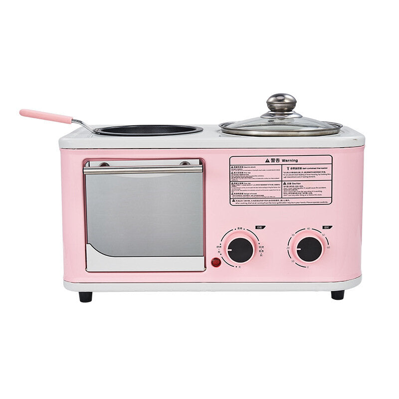 3 In 1 Electric Household Breakfast Machine Mini Bread
