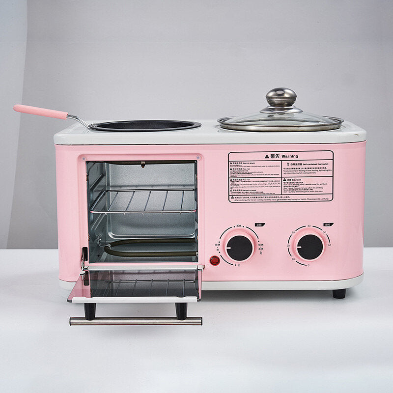 3 In 1 Electric Household Breakfast Machine Mini Bread